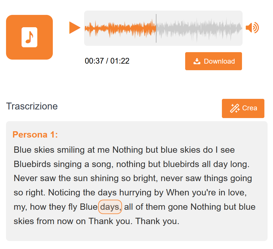 Trascrizione voicemail con AI in PBXpress